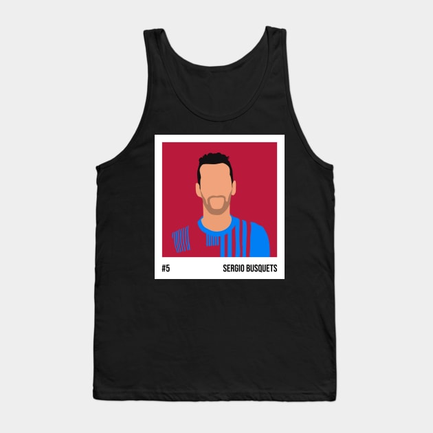 Sergio Busquets Minimalistic Camera Film Tank Top by GotchaFace